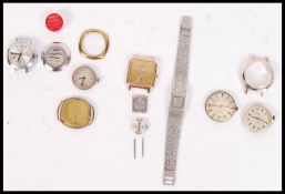 A vintage Ruhla antimagnetic wristwatch, Baume, Ingersoll, Seiko quartz and another unnamed