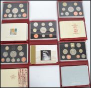 Royal Mint United Kingdom Coin Proof collection sets to include 2002, 1996, 1997, 1998 and a