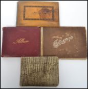A collection of 4x assorted autograph books, each from the 1930's - 1950's filled with various