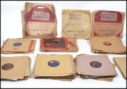 A good collection of vintage 78rpm records of various genres, artists and labels please see images