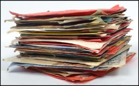 A collection of vintage 45's dating from the 1960's and 1970's to include Big Bopper, Bob Luman,
