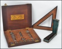 A good group of vintage engineering tools to include a Lehmann Archer and Lane, Tap and Die set No