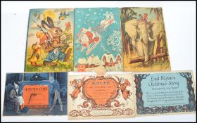 Vintage pop-up books; a collection of charming vintage children's pop up books, likely c1950. To