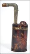 An unusual 19th century gentlemans tortoiseshell and greek key inlaid waterpipe / water pipe