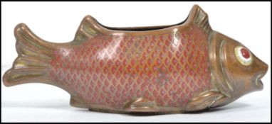 An Oriental Chinese copper paint brush / artist wa