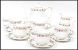 A vintage 20th century Paragon Belinda china tea service consisting of cups, saucers, side plates,