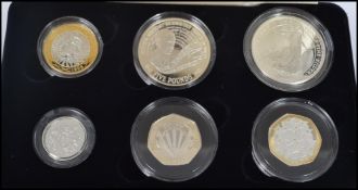 A Royal Mint 1998 United Kingdom Family Silver Collection coin set complete in original case with