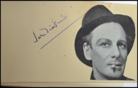 Autograph Book; a good likely c1940's autograph book - featuring many stars of film / radio. Most