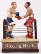 CAST IRON BOXING BANK