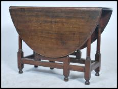 A late 19th early 20th century peg jointed oak dro