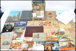 CIGARETTE CARDS. Accumulation with two vintage slip in albums with many clean c1930s sets. Also