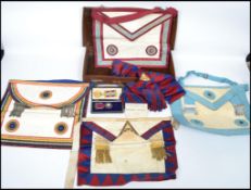 MASONIC INTEREST - A collection of vintage Bristol related Masonic personal effects belonging to