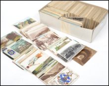 A large extensive collection of approximately 1200 postcards mostly early 20th century topographical