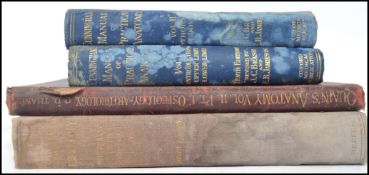 A small collection of vintage medical / anatomical books to include a copy of Quains Anatomy