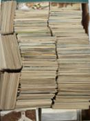 A large collection of postcards dating from the early 20th century, approximately 3000 topographical