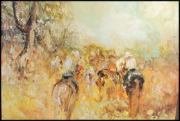 George Wilkinson ( 20th century ) An Australian school oil on canvas painting. The painting