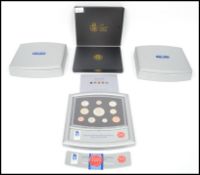 Royal Mint United Kingdom Proof Coin Collection sets to include a 2008 set, 2000 Executive set, 2001