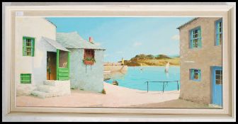 COLIN RICHARDSON a vintage stunning highly colourful painting / picture signed palette oil on