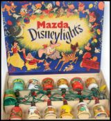 DISNEY FAIRY LIGHTS: A set of original 1950's vintage Walt Disney Mazda Fairy / Christmas lights.