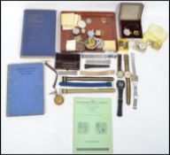 A collection of watches to include a variety of vintage gents wristwatches to include Bifora, Timex,