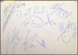 Autograph Books; two vintage autograph books, each filled with various autographs (mostly from the