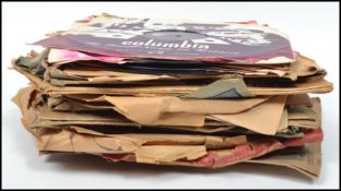 A group of vintage 20th century classical, jazz and rock 78rpm records in sleeves to include