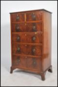 An good inlaid mahogany Regency revival chest of d