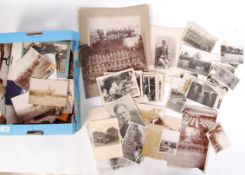 ASSORTED MILITARY PHOTOGRAPHS & EPHEMERA