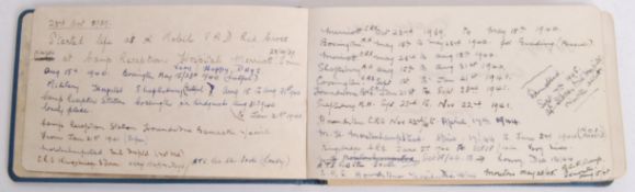 WWII MEMENTO BOOK OF A MILITARY NURSE