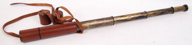 PARKER HALE BRASS SURE SPOTTER TELESCOPE