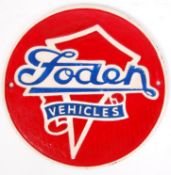 FODEN VEHICLES ADVERTISING SIGN
