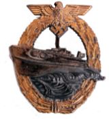 ORIGNAL GERMAN NAZI E BOAT BADGE