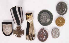 ASSORTED NAZI MEDALS & BADGES