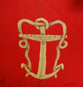 RARE EARLY 20TH CENTURY LORD HIGH ADMIRAL FLAG