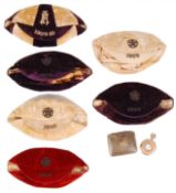 RARE ' FATTY ' WEDLOCK BRISTOL CITY & ENGLAND FOOTBALL CAPS AND EFFECTS