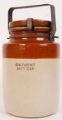 HOME GUARD MASON'S STONEWARE CANISTER