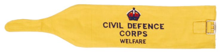 WWII CIVIL DEFENCE ARMBAND