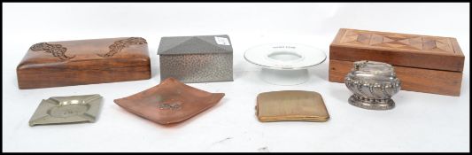 A collection of vintage 20th century smoking relat