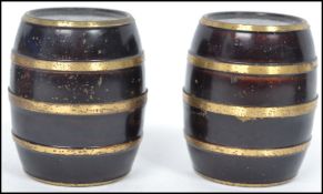 A pair of vintage 20th century travelling metamorp