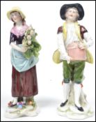 Two 19th century continental Capodimonte figurines