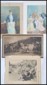 A group of vintage 20th century prints to include