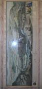 Local Interest A framed and glazed 18th century style coloured etching / plate print of the South