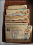 POSTAL HISTORY. Rare find of British Postal Stationery in old box. x167 items: postcards,
