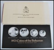 A 1971 Commonwealth of the Bahama Islands Proof Coin Set contained in original box with sleeve.