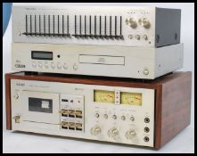 A collection of seperates hi-fi to include  TEAC A-480 cassette deck, SP120 Accoustic Solutions CD