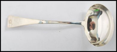 A silver hallmarked George III silver toddy ladle, dating to 1811 possibly by George Wintle (