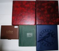 A collection of stamps and first day covers in albums to include an album of various World stamps,