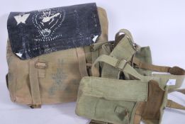 1937 Pattern Web Equipment ( also known as ' 37 Webbing ' ) to include straps basic pouches,