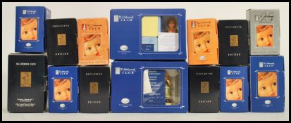 A collection of fourteen boxed Goebel Hummel club boxed figurines to include A sweet Offering,