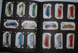 A collection of vintage early 20th century cigarette cards all contained within a Cigarette Pictures